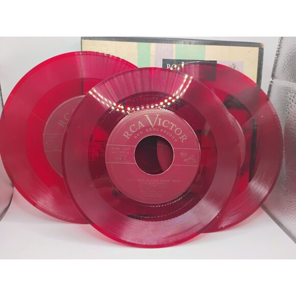 2) Helen Traubel Old Vienna & Sings Wagner (45 RPM) RCA Victor Records Red Seal - Picture 7 of 16